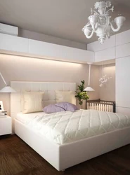 Bedroom interior if the bed is white