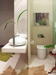 Bathroom design with toilet partition