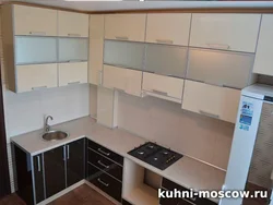 Alyuminiy profil fotosuratidagi oshxona jabhalari
