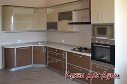 Kitchen facades in aluminum profile photo