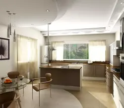 Kitchen design 16 sq m home