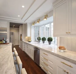 Kitchen design 16 sq m home