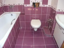 Xruşşovdakı banyoda asma tavan fotoşəkili