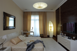 Bedroom design 16 m with balcony