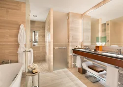 Sand Tile Bathroom Design
