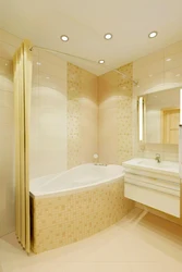 Sand tile bathroom design