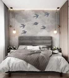 Modern bedroom wall design