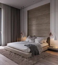 Modern bedroom wall design