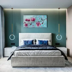 Modern bedroom wall design
