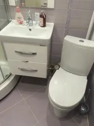Photo Of A Combined Bathroom With Shower In Khrushchev