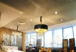 Photo of the grigliato ceiling in the apartment