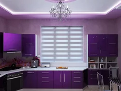 Lavender Color In The Kitchen Interior