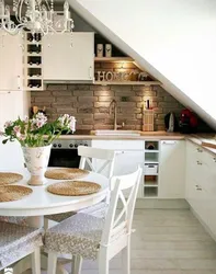 Photo of attic kitchen