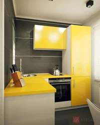 Fashionable kitchen design in Khrushchev