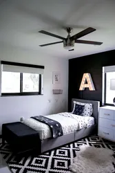 Small Bedroom Design In Dark Colors