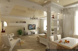 Beautifully separate the kitchen from the living room photo