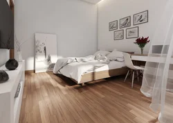 Laminate color photo in the bedroom