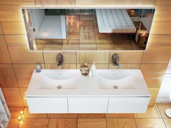 Bath design with two sinks