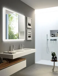 Iki lavabo ilə hamam dizaynı
