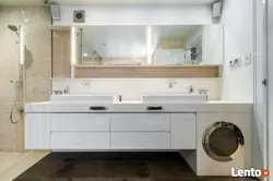 Bathroom design built-in sink