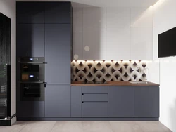 Kitchen design without handles