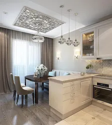 Modern kitchen design 15 sq m