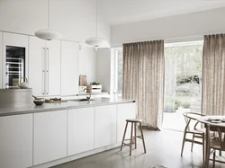 Linen in the kitchen design