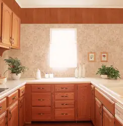 What material to decorate the kitchen photo