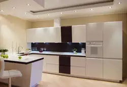 Глянцевый Пластик Кухня Фото