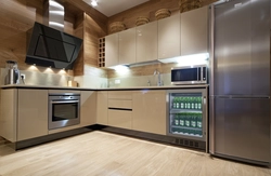 Glossy plastic kitchen photo