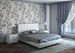 What is the current trendy wallpaper for the bedroom photo