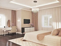 Warm bedroom interior