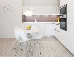 Photo Of Kitchen With White Floor