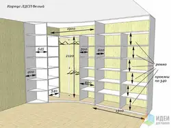 Corner built-in wardrobe in the bedroom photo inside