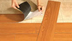 Kitchen floor pvc photo