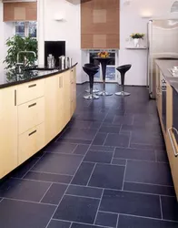 Kitchen floor pvc photo