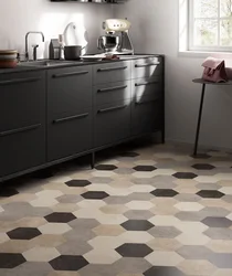 Kitchen floor pvc photo