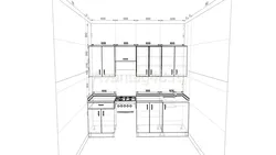 Corner kitchen set in Khrushchev photo
