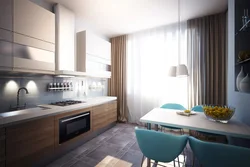 Kitchen interior design in modern style