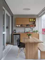 Kitchen furniture balcony photo