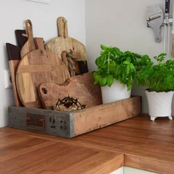 How to store cutting boards in the kitchen photo