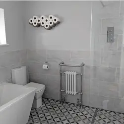 Bathroom design with radiator