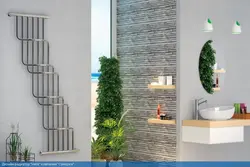 Bathroom design with radiator