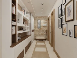 Modern long hallway design