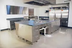 Нержавейка в интерьере кухни