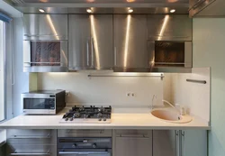 Stainless Steel In The Kitchen Interior Photo