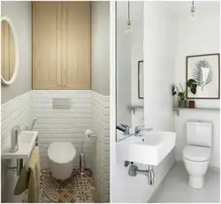 Separate bathroom interior
