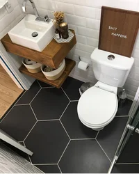 Separate bathroom interior