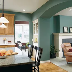 Modern Classic Interior Kitchen Living Room