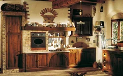 Old style kitchen interior